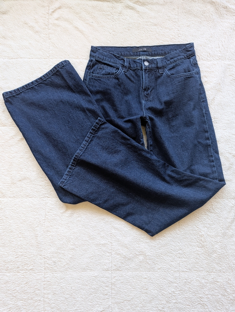 Joes Low Rise Wide Leg Dark Wash Jeans